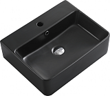 Esbano Раковина накладная Circon 52 черная матовая