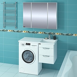 СанТа Мебель для ванной Лидер 38 R подвесная – фотография-3