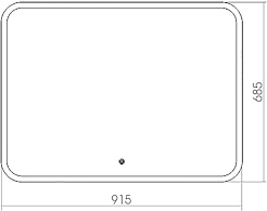 Mixline Зеркало Премьер Стив 91.5 – фотография-13