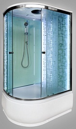 DTO Душевая кабина ЕМ4512 R LED с гидромассажем – фотография-1