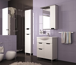 Mixline Зеркало-шкаф Прометей 64 R белый – фотография-4