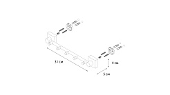 Fixsen Крючок Kvadro FX-61305-5 – фотография-2