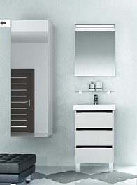 De Aqua Пенал зеркальный Ариетта 40 R – фотография-6