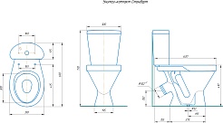 Rosa Унитаз-компакт Стандарт – фотография-3