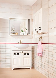 Бриклаер Мебель для ванной Кантри 80 шкафчик – фотография-5