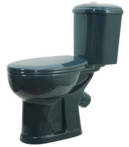 Оскольская керамика Унитаз-компакт Дора 417520 зеленый – фото-1