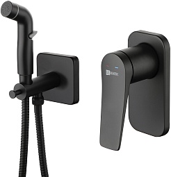 Lemark Гигиенический душ Bronx LM3719BL со встраиваемым смесителем черный – фотография-1