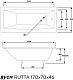Byon Чугунная ванна Rutta 170x70 – картинка-18