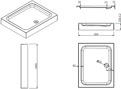 Esbano Душевой уголок ESR-8022 – фотография-14
