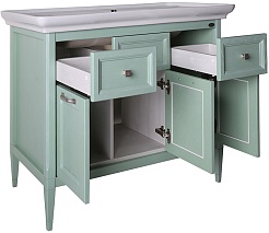 ASB-Woodline Тумба под раковину Гранда 105 verde фисташка – фотография-2