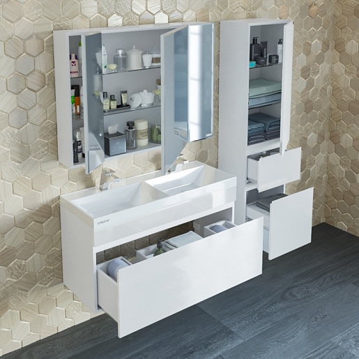 СанТа Мебель для ванной Марс 100, подвесная, Юпитер 100 – картинка-5