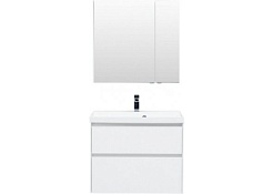 Aquanet Тумба с раковиной Гласс 80 – фотография-4