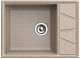 Granfest Мойка кухонная GF-V680L песочный – фотография-5