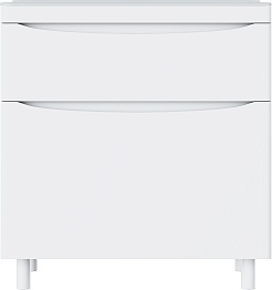 Vivon Тумба с раковиной Ostin 80 напольная белая матовая – фотография-6