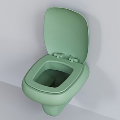 Ambassador Сиденье для унитаза Diamond мятное матовое – фотография-5