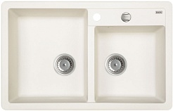 Iddis Мойка гранитная Vane G V25W782i87 белая – фотография-1