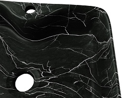 Teymi Раковина накладная Helmi S 48 T50262 черный мрамор – фотография-4