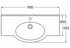 IDO Раковина "Shape" 1120001101 – фотография-4