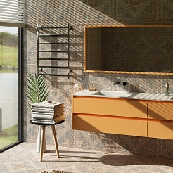 Aringa Полотенцесушитель электрический Порто 80x50 AR03011CH хром – фотография-3