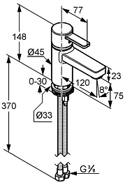 Kludi Смеситель "Zenta XL 382519175" – фотография-5
