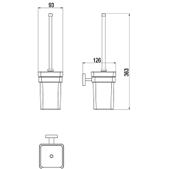 Timo Ершик для унитаза Selene 10061/00 – фотография-2