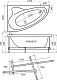 Triton Акриловая ванна Изабель 170 R – фотография-30