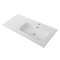 BelBagno Мебель для ванной Eco Cer-N 100-1 R bianco lucido CZR-8095-100-R ручки сатин – фотография-14