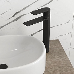 Teymi Смеситель для раковины чаши Ellie T10210 черный матовый – фотография-10