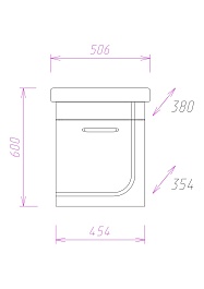 Onika Мебель для ванной ИРИС 50.01 – фотография-4