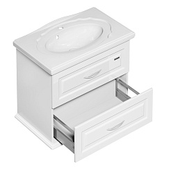  Тумба с раковиной Mero 80 белая – фотография-7