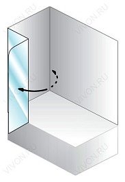 Kolpa San  Шторка на ванну Kolpa San Quat TP 102 (L) – фотография-2