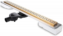 BERGES Wasserhaus Душевой лоток B1 Antik 700 092125 золото глянец – фотография-1