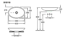 Villeroy & Boch Раковина "Loop & Friends" 5151 1001 – фотография-2