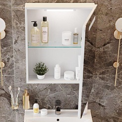 Onika Мебель для ванной Стрим 60.12 белая – фотография-18