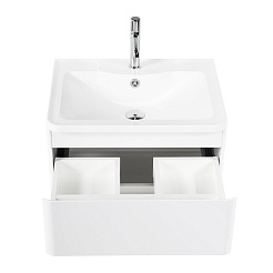 BelBagno Тумба с раковиной Albano 60 подвесная Bianco Lucido – фотография-5