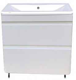 Style Line Мебель для ванной напольная Атлантика 80, Люкс антискрейч, PLUS – фотография-7
