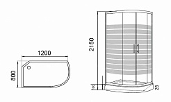Parly Душевая кабина EC121L N – фотография-2
