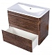 Style Line Мебель для ванной подвесная Атлантика 90, Люкс старое дерево, PLUS – картинка-15