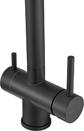 Milacio Смеситель для кухни Ultra MCU.558.TB черный матовый – фотография-3