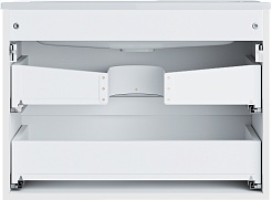 Vivon Тумба под раковину Ostin 70 подвесная белая матовая – фотография-8