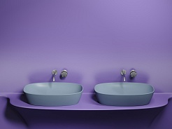 Ceramicanova Мебельная раковина Element 60 CN6049MHL серо-голубой матовый – фотография-5