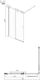 Ambassador Шторка для ванны Bath Screens 100x140 16041116 – фотография-7