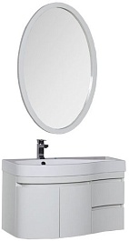 Aquanet Мебель для ванной Сопрано 95 L белая (169344) – фотография-1