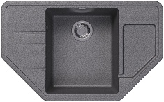 Dr. Gans Мойка кухонная Рио 800 угловая базальт