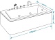 Grossman Акриловая ванна GR-17095-1L 170x95 с гидромассажем – фотография-16
