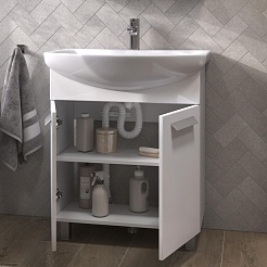 Vigo Тумба под раковину Hoska 70 белая – фотография-3