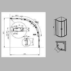 Ravak  Душевой уголок XP2CP4-90 Transparent – фотография-2