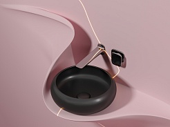 Ceramicanova Мебельная раковина Element 36 CN6050MB чёрный матовый – фотография-3