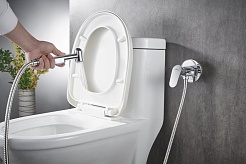 Rossinka Гигиенический душ RS45-51 со встраиваемым смесителем хром – фотография-2