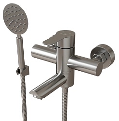 Mixline Смеситель для ванны и раковины 35k MLSS32-01 "Stainless" – фотография-1